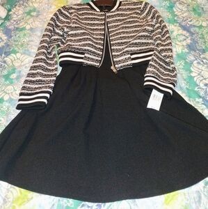 Nwt By&By 2 Piece Black Dress And Jacket Combo